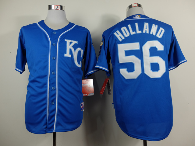 Royals 56 Holland Alternate 2 Cool Base Jerseys Royals 56 Holland Alternate 2 Cool Base Jerseys