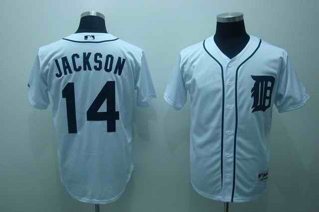 Tigers 14 Jackson White Jerseys Tigers 14 Jackson White Jerseys