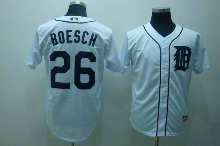 Tigers 26 Boesch White Jerseys Tigers 26 Boesch White Jerseys