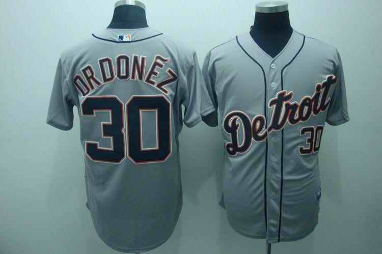 Tigers 30 Magglio Ordonez Grey Jerseys Tigers 30 Magglio Ordonez Grey Jerseys
