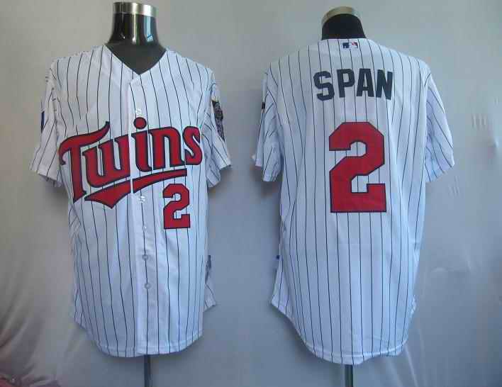 Twins 2 D.Span white Jerseys
