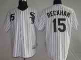 White Sox 15 Gordon Beckham White jerseys