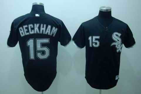 White Sox 15 beckman Black Jerseys White Sox 15 beckman Black Jerseys