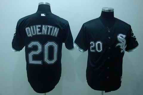 White Sox 20 Quentin Black Jerseys