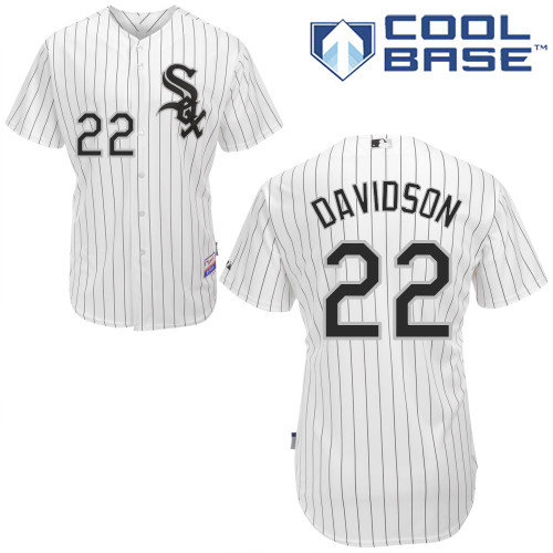 White Sox 22 Davidson White Cool Base Jerseys