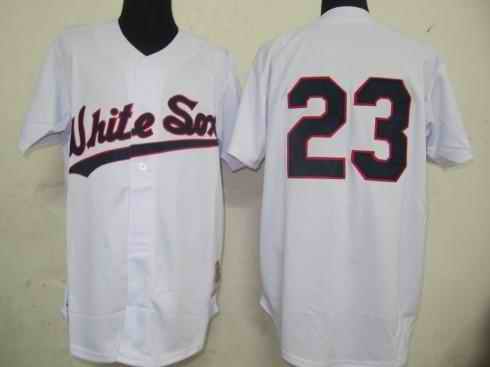 White Sox 23 Ventura White M&N Jerseys