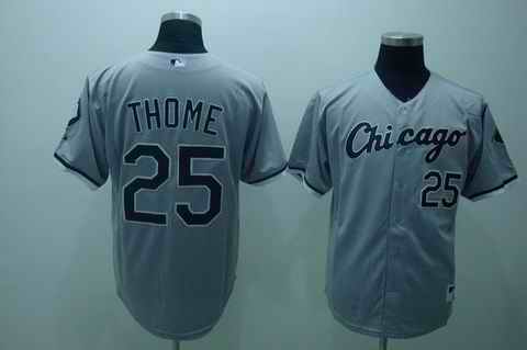 White Sox 25 thome Grey Jerseys White Sox 25 thome Grey Jerseys