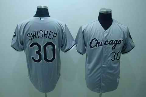 White Sox 30 swisher Grey Jerseys White Sox 30 swisher Grey Jerseys