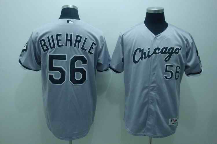 White Sox 56 Buehrle Grey Jerseys White Sox 56 Buehrle Grey Jerseys