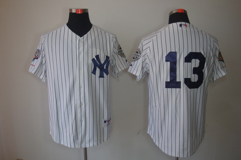Yankees 13 Alex Rodriguez White 2009 World Series Jerseys