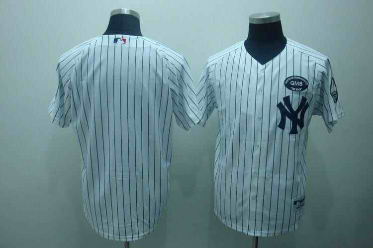 Yankees 2010 GMS Memorial white Jerseys