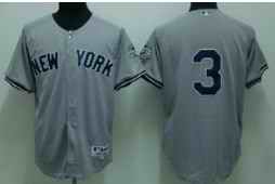 Yankees 3 Babe Ruth grey Jerseys
