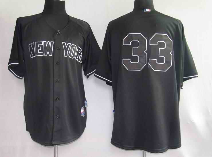 Yankees 33 Swisher black Jerseys Yankees 33 Swisher black Jerseys