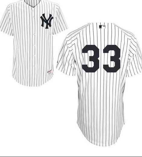 Yankees 33 white jerseys