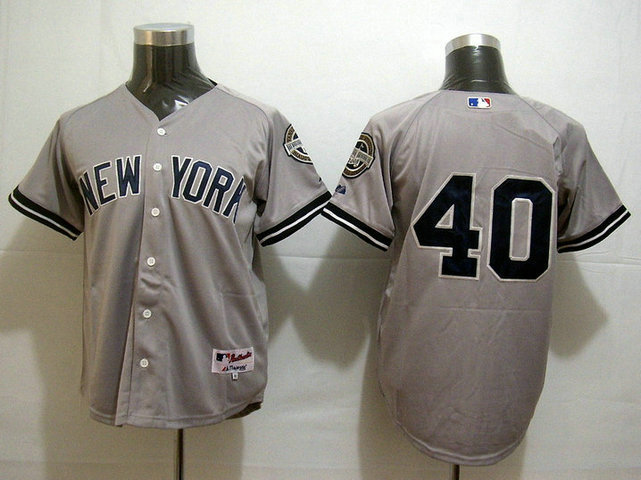Yankees 40 Wang Gray 2009 World Series Jerseys
