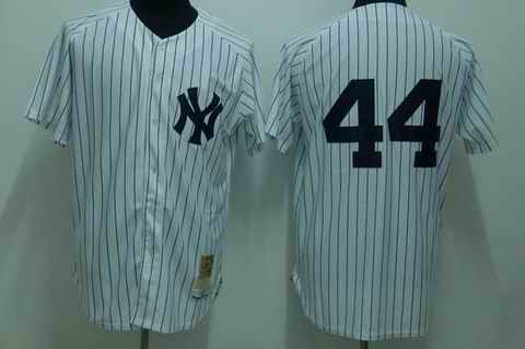 Yankees 44 Jackson white Jerseys