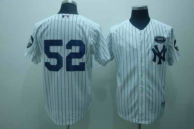Yankees 52 Sabathia withe 2010 GMS Memorial Jerseys