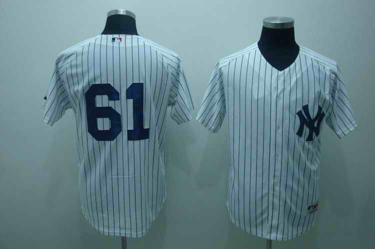 Yankees 61 Chan Ho Park white Jerseys