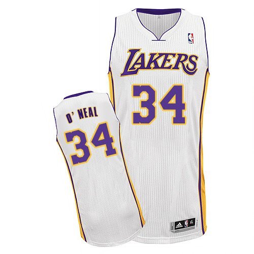 Lakers 34 O'Neal White Swingman Jersey