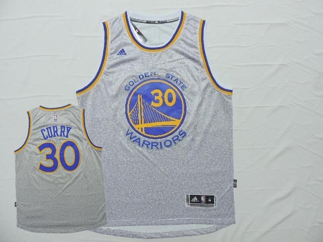 Warriors 30 Curry Grey 2014-15 New Revolution 30 Jersey - Click Image to Close
