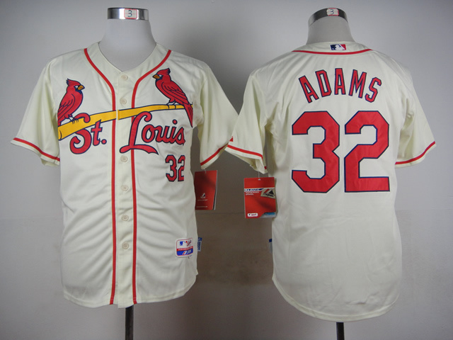 Cardinals 32 Adams Cream Cool Base Jersey