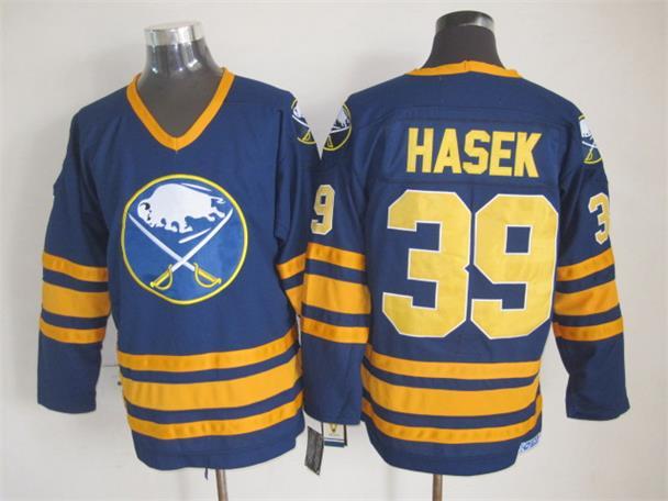 Sabres 39 Hasek Blue CCM Jersey - Click Image to Close