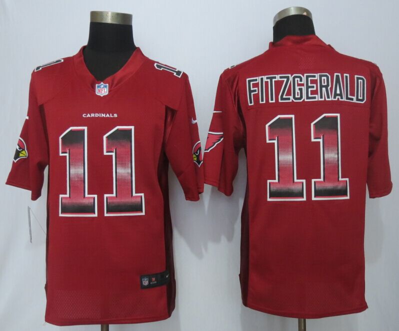 Nike Cardicals 11 Larry Fitzgerald Red Pro Line Fashion Strobe Jersey