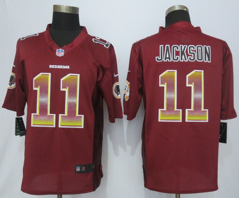 Nike Redskins 11 DeSean Jackson Red Pro Line Fashion Strobe Jersey - Click Image to Close