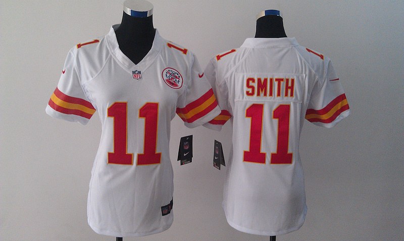 Nike Chiefs 11 Alex Smith White Limited Women Jersey Nike Chiefs 11 Alex Smith White Limited Women Jersey