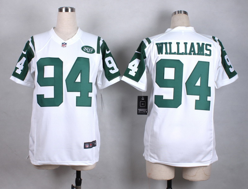 Nike Jets 94 Leonard Williams White Women Game Jersey
