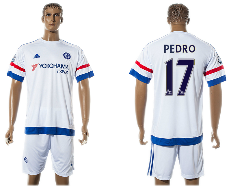 2015-16 Chelsea 17 PEDRO Away Jersey