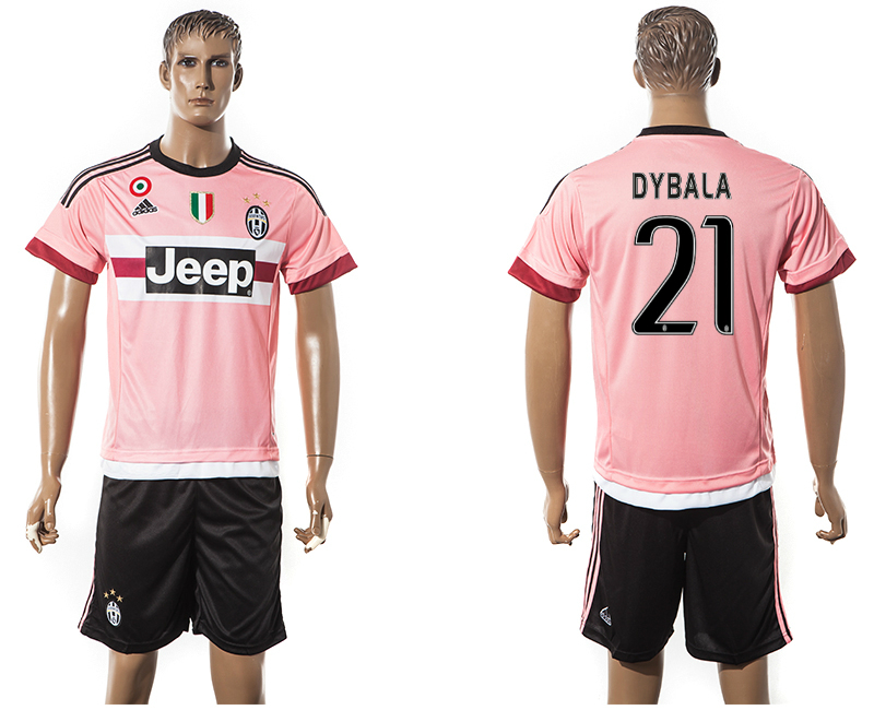 2015-16 Juventus 21 DYBALA Away Jersey
