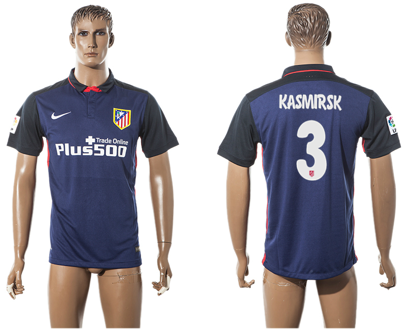 2015-16 Atletico Madrid 3 KASMIRSK Away Thailand Jersey