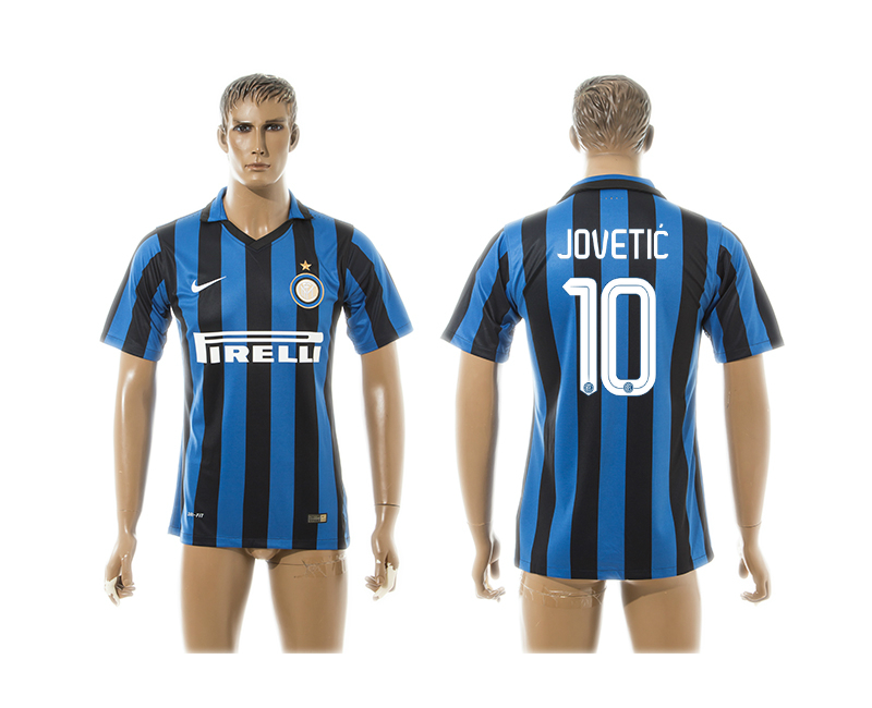 2015-16 Inter Milan 10 JOVETIC Home Thailand Jersey