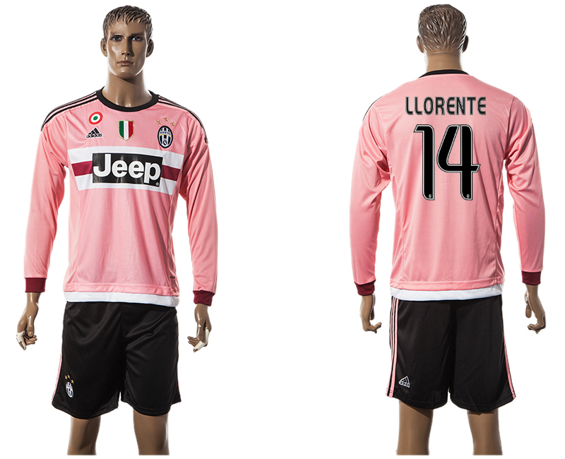 2015-16 Juventus 14 LLORENTE Away Long Sleeve Jersey