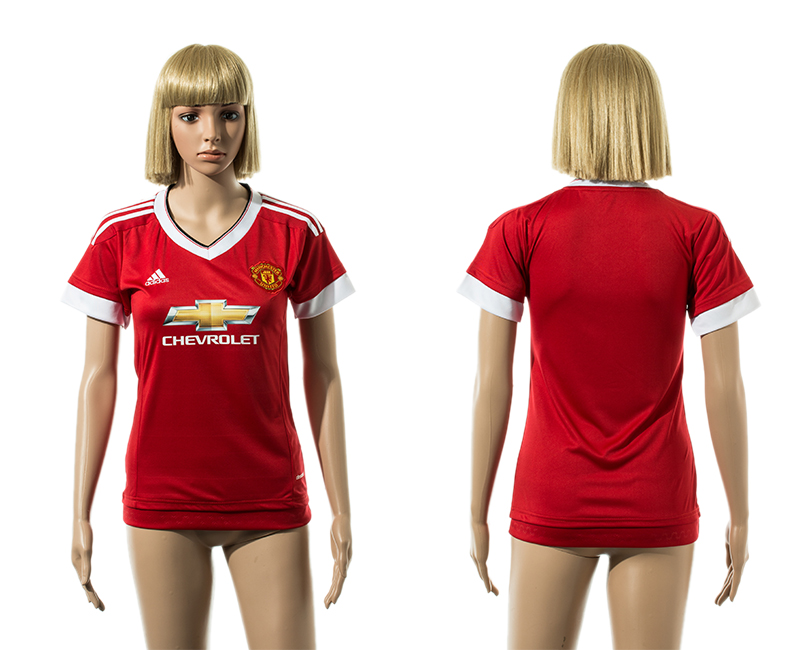 2015-16 Manchester United Home Women Jersey
