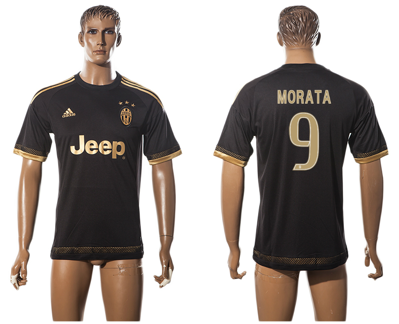 2015-16 Juventus 9 MORATA Third Away Thailand Jersey