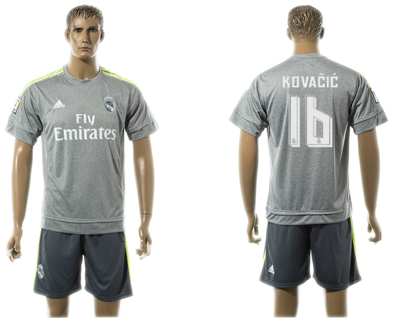 2015-16 Real Madrid 16 KOVACIC Away Jersey