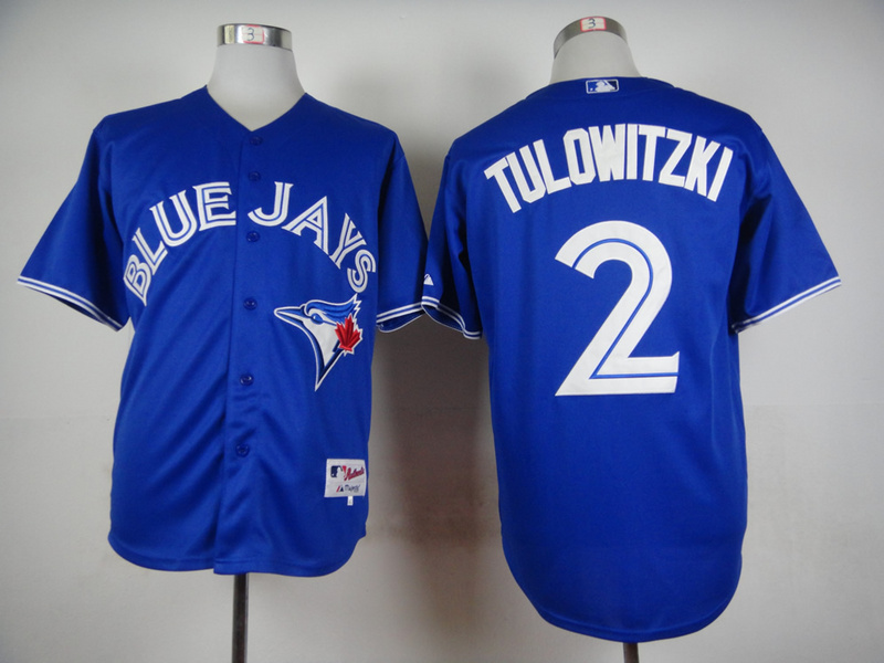 Blue Jays 2 Troy Tulowitzki Blue Authentic Jersey