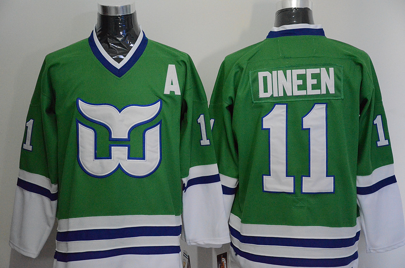 Whalers 11 Kevin Dineen Green CCM Jersey
