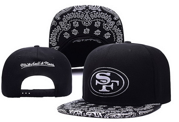49ers Black Mitchell&Ness Adjustable Cap 49ers Black Mitchell&Ness Adjustable Cap
