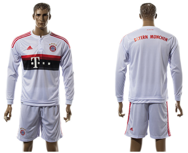 2015-16 Bayern Munchen Away Long Sleeve Jersey