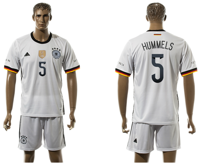 2015-16 Germany 5 HUMMELS Home Jersey
