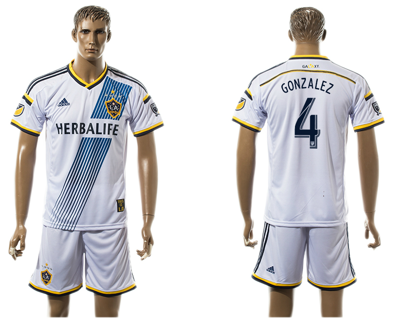 2015-16 Los Angeles Galaxy 4 GONZALEZ Home Jersey