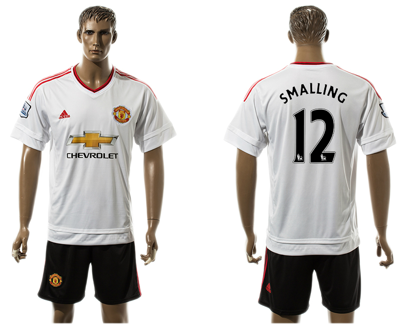 2015-16 Manchester United 12 SMALLING Away Jersey