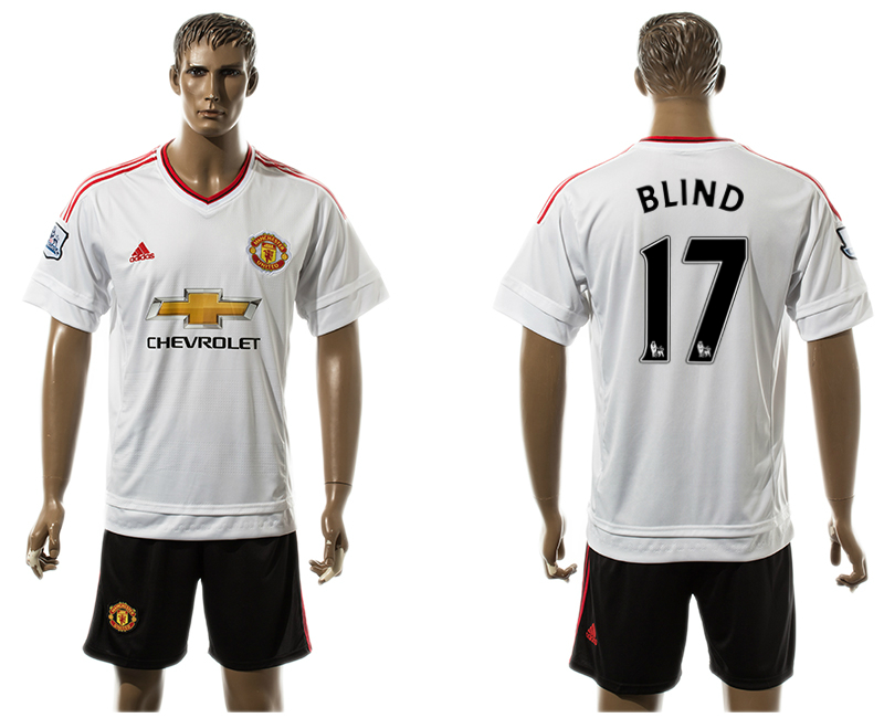 2015-16 Manchester United 17 BLIND Away Jersey