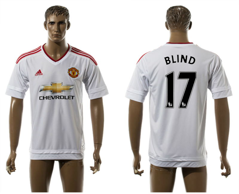 2015-16 Manchester United 17 BLIND Away Thailand Jersey
