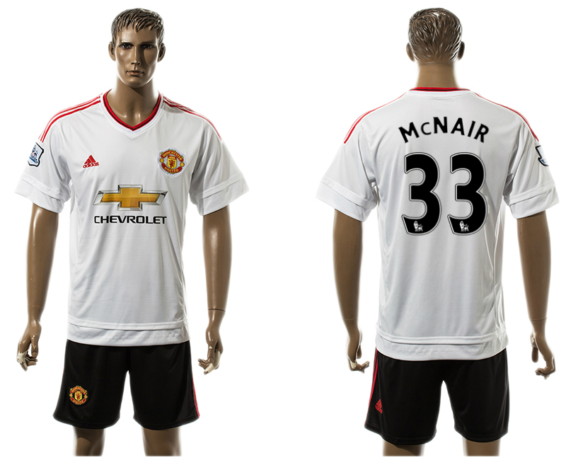 2015-16 Manchester United 33 McNair Away Jersey