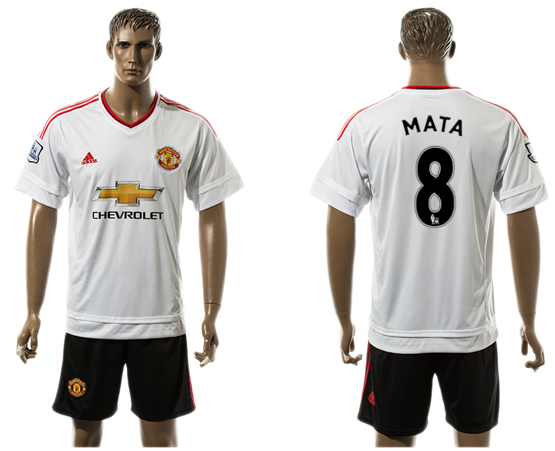 2015-16 Manchester United 8 MATA Away Jersey