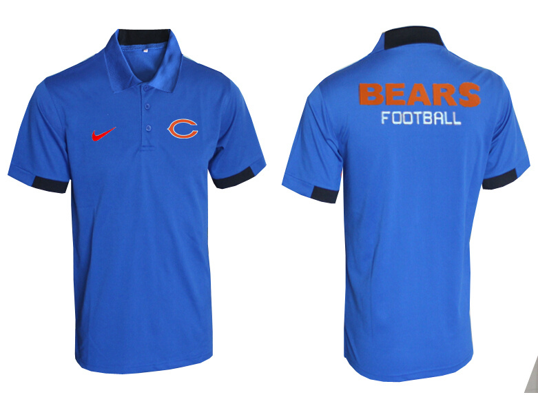 Nike Bears Blue Polo Shirt